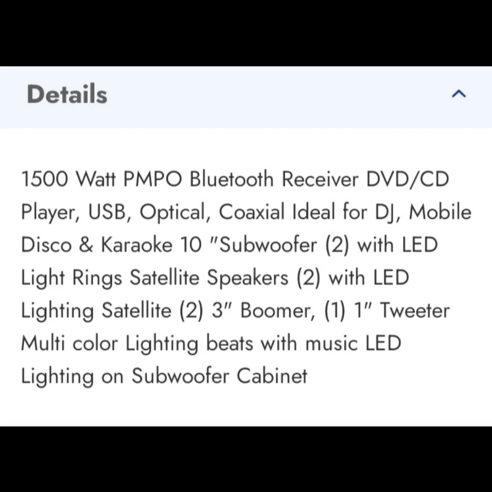 75 in Smart TV + Home Theatre